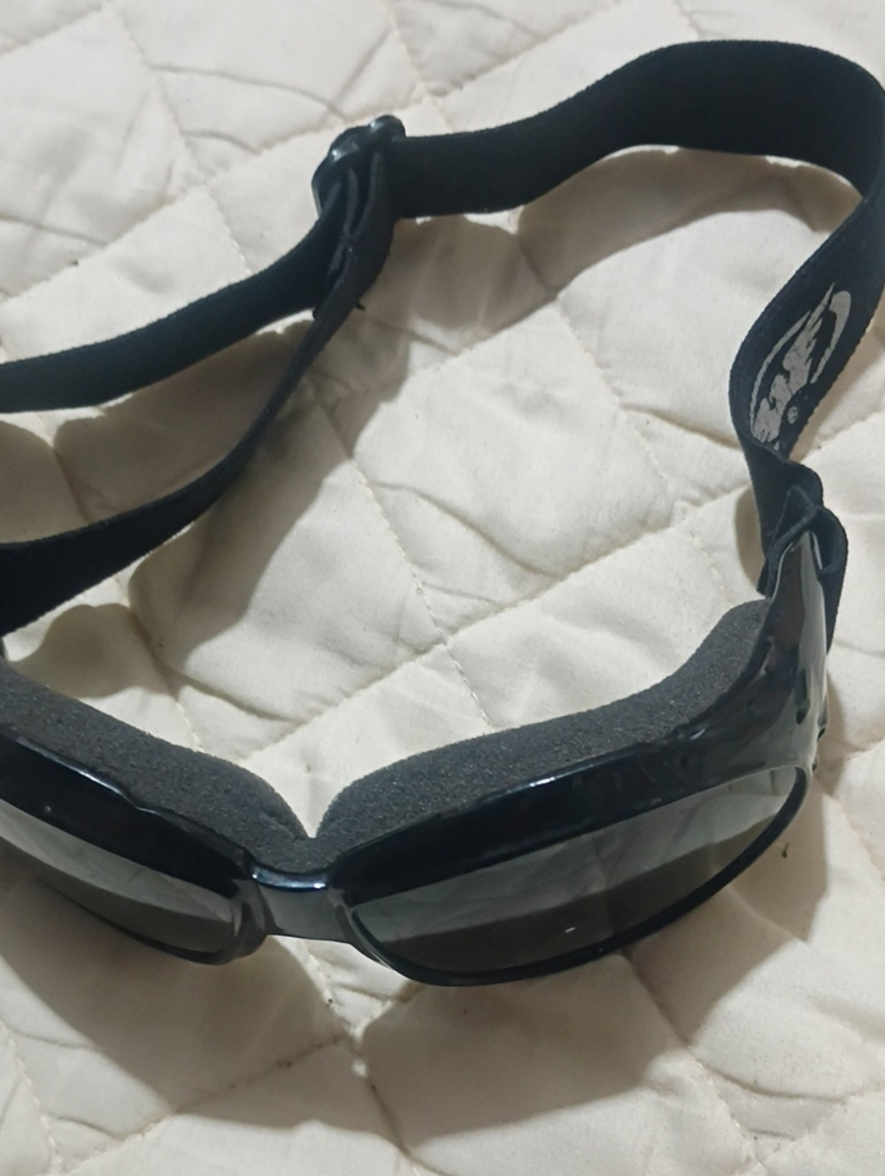 Black Foam-Lined Protective Goggles